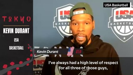 Durant impressed with NBA Finals trio who stick by Olympics commitment