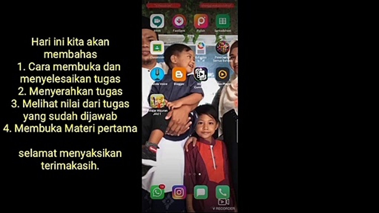 TUTORIAL GOOGLE CLASSROM DI HP SAMPAI MAHIR