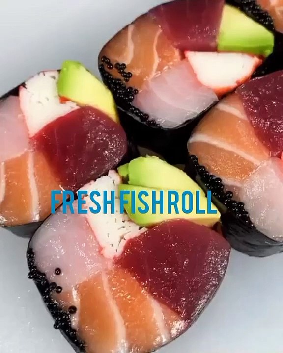 Fresh Fish Roll japanesfood