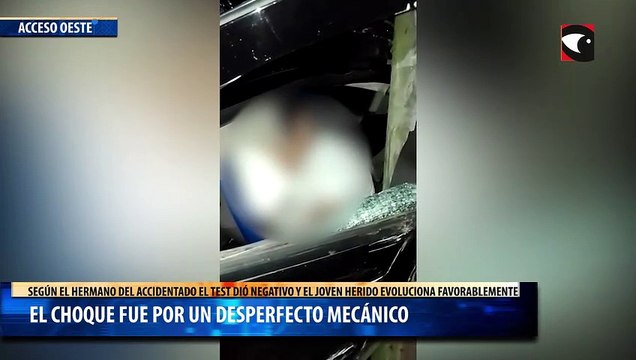 El hermano del joven accidentado en la Costanera Oeste dijo que el choque fue por un desperfecto mecánico y que el test de alcoholemia dio negativo