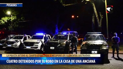 Cuatro detenidos por el robo en la casa de una anciana