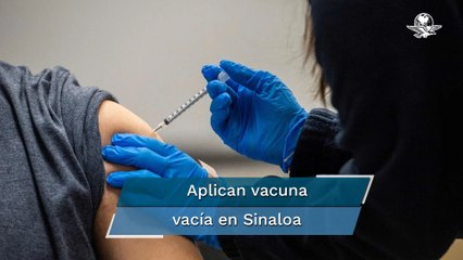 Joven denuncia que le insertaron aguja sin inyectarle vacuna anti covid en Sinaloa