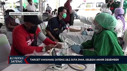 Target vaksinasi Jateng 28,2 juta jiwa, Selesai Akhir Desember