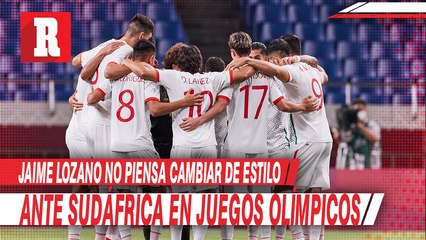 Jaime Lozano no piensa cambiar de estilo para enfrentar a los africano