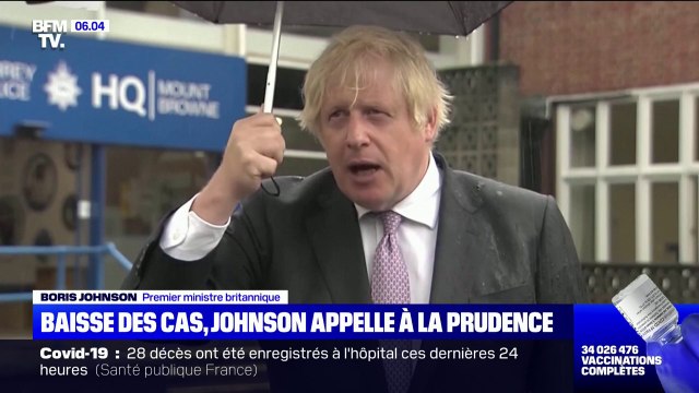Si les chiffres sont bons , Boris Johnson appelle ses concitoyens à rester très prudents vis-à-vis de la situation sanitaire