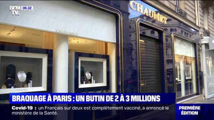 Ce que l'on sait du braquage à la bijouterie Chaumet, où 2 à 3 millions d'euros de butin ont été dérobés (BFMTV)