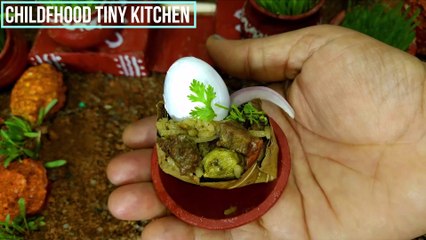 #MUTTON#DONNE#BIRYANI HOW TO MAKE MINI MUTTON DONNER BIRYANI ||VILLAGE STYLE||