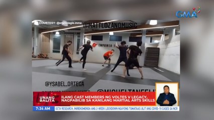Ilang cast members ng Voltes V Legacy, nagpabilib sa kanilang martial arts skills | UB