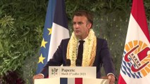 Essais nucléaires: Emmanuel Macron affirme que la France a 