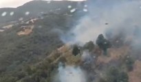 Scansano (GR) - Incendio sulle colline della Maremma (28.07.21)