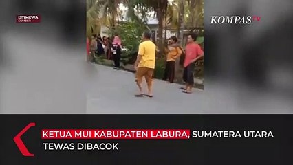 Viral Video Ketua MUI Labura Dibacok Pegawai Sendiri: Tak Terima Ditegur