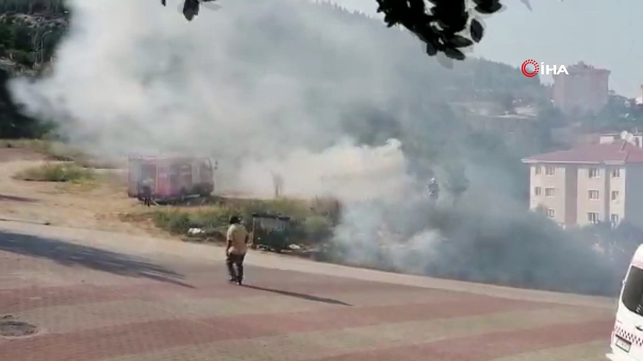 Bilecik'te makilik alanda yangın