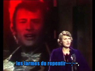 Johnny Hallyday_Merci (Tender memory)(Clip 1976)karaoké