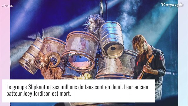 Slipknot : Mort de Joey Jordison, batteur du groupe de heavy metal