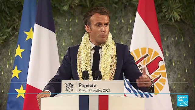 Macron in French Polynesia: France owes former colony 'a debt' over nuclear tests