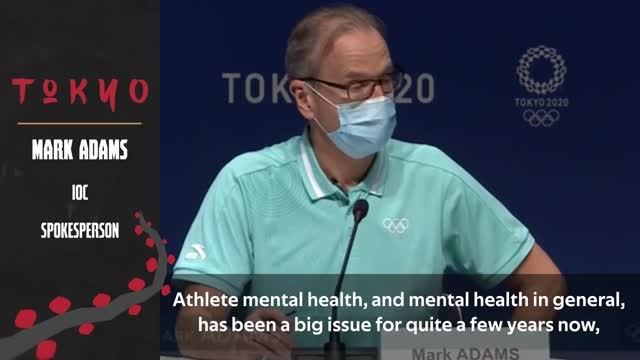 'More can be done' - IOC spokesperson Adams on athlete mental health