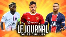 VARANE SIGNE À MAN U, LE PSG VA ACCÉLÉRER POUR POGBA, RETOURNEMENT DE SITUATION POUR MBAPPÉ ? I LES INFOS FOOT