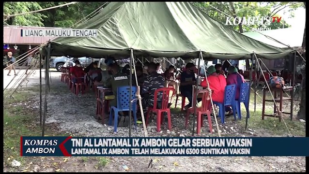 Lantamal IX Ambon Telah Melakukan 6300 Suntikan Vaksin