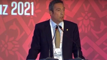 TFF Genel Kurulu'nda kürsüye çıkan Ali Koç bombaladı! Gözlerinin içine bakarak "Ahlaksızlar" dedi