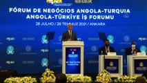 ANKARA - DEİK Başkanı Olpak, Türkiye-Angola İş Forumu'nda konuştu