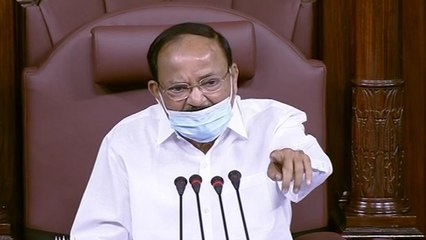 Venkaiah Naicdu expressed displeasure over ruckus in RS