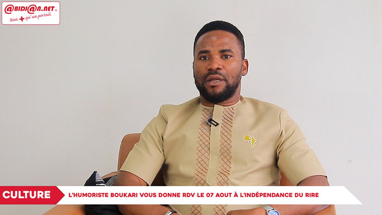 Culture : L’humoriste Boukari vous donne RDV le 07 Aout à l’indépendance du rire