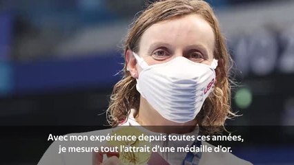 1500 m - Ledecky émue de "pouvoir rendre le sourire aux gens"