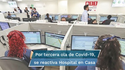 Ante incremento de contagios por Covid-19,  C5 reactiva programa Hospital en Casa