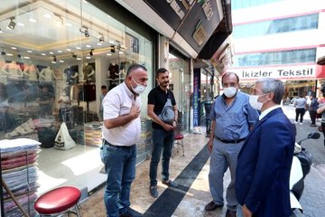 Esnaflardan Başkan Tahmazoğlu'na teşekkür