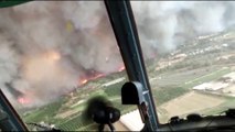 ANTALYA - Orman yangınına havadan ve karadan müdahale ediliyor (5)