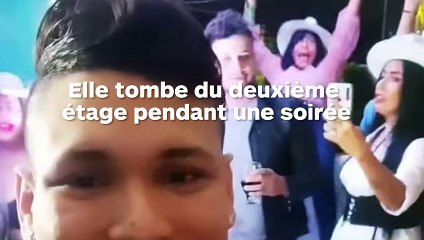 Elle tombe de la fenêtre du 2e étage lors d'une soirée