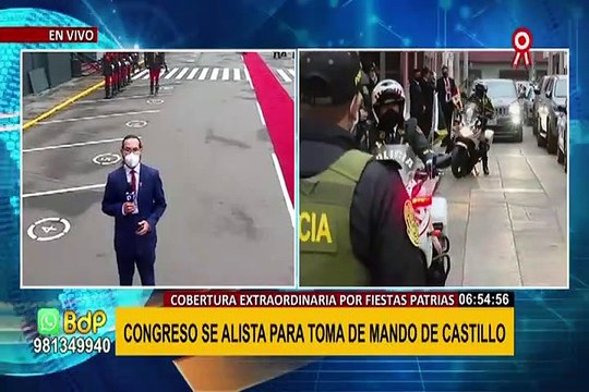 Breña: gran expectativa en exteriores de vivienda de Pedro Castillo
