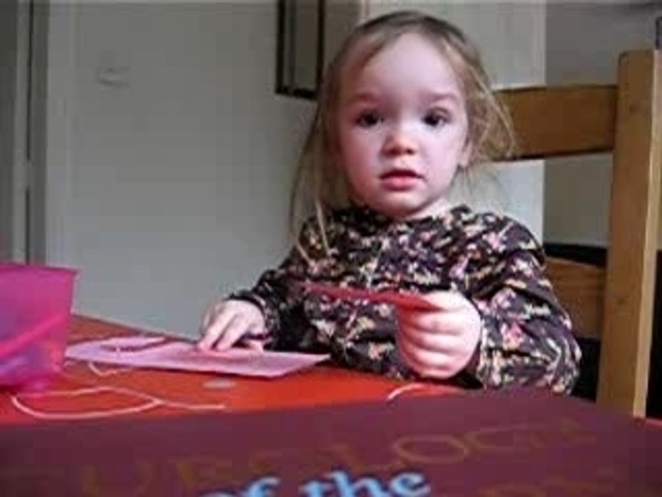 Bricolage de l'apres-midi avec Molly