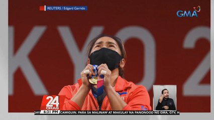 Hidilyn Diaz, nakauwi na sa bansa matapos ang mahigit isang taon | 24 Oras