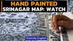 Srinagar map painted by hand, will its destination be Parliament? Watch | Oneindia News