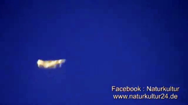 Şekil değiştiren UFO kamerada