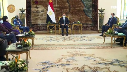 السيد الرئيس يستقبل نائب رئيس جمهورية جنوب السودان ويستقبل قائد الجيش اللبناني