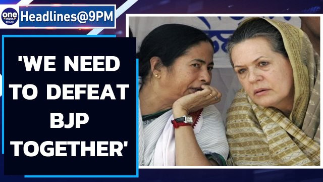 Mamata Banerjee meets Sonia Gandhi in Delhi, says they need to defeat BJP together | Oneindia News