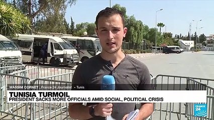 Tunisia in political turmoil as president dismisses more officials