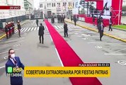 Cercado: Plaza Bolívar y Plaza de Armas se alistan para iniciar celebración por Fiestas Patrias