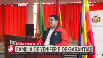 "Para mí no, porque ya terminé de vivir, para mi familia", abuela de Yenifer pide garantías a la Fiscalía
