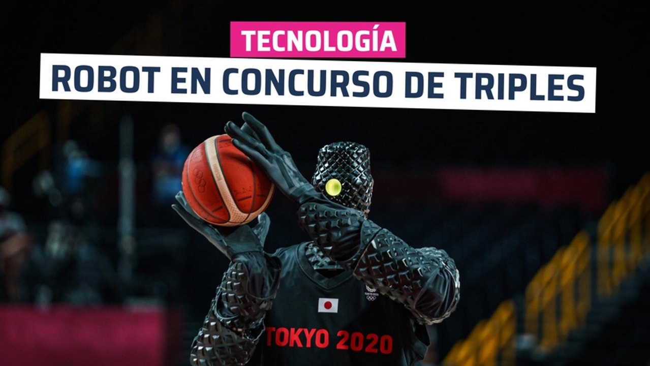 [CH] Primer robot en un concurso oficial de triples de baloncesto