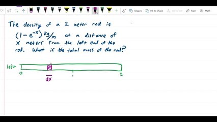 Density - one dimension