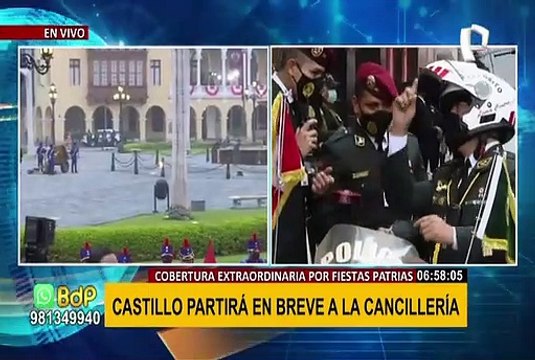 Cercado: Plaza Bolívar y Plaza de Armas se alistan para iniciar celebración por Fiestas Patrias