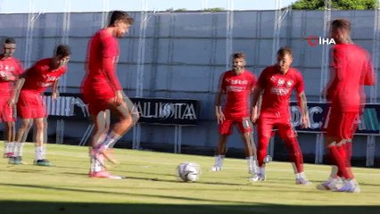 Sivasspor, Petrocub maçının taktiğini çalıştı