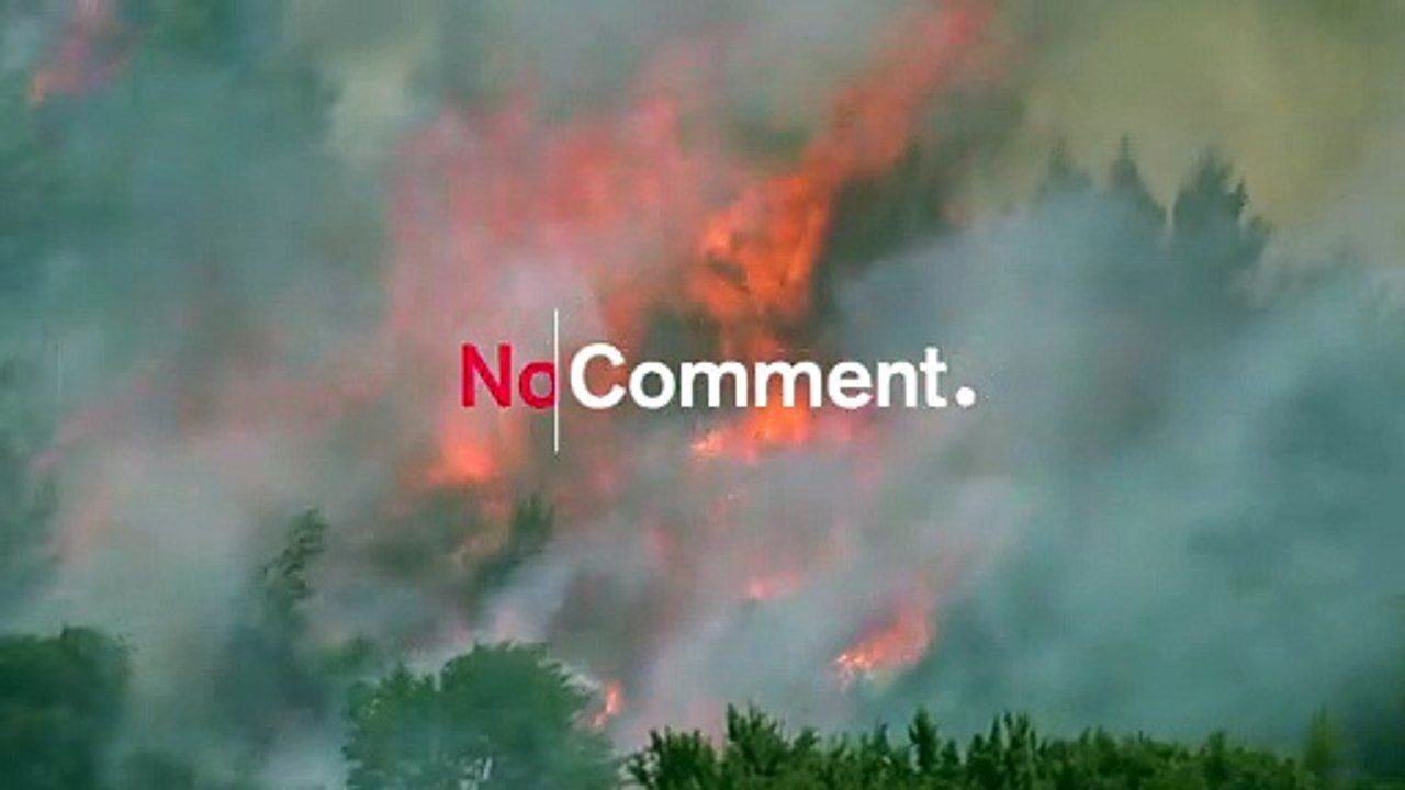 Villagers evacuated as firefighters combat wildfire in Peloponnese forests