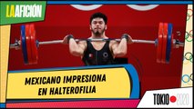 Jorge Cárdenas impresiona en halterofilia pero no logra calificar al medallero de Tokio 2020
