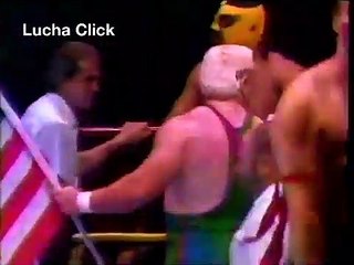 Atlantis & Vampiro & Mascara Sagrada vs. Nitron & Pierroth & Fabuloso Blondy