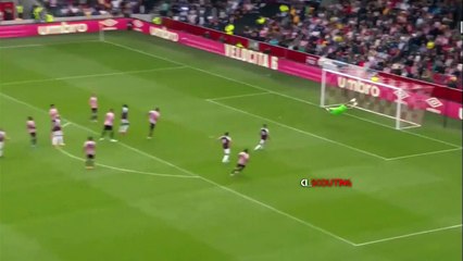 Magnifique but de Said Benrahma face à Brentford