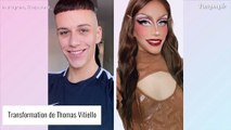 Thomas Vitiello (Secret Story) métamorphosé en drag queen : crinière blonde XL et maquillage fou